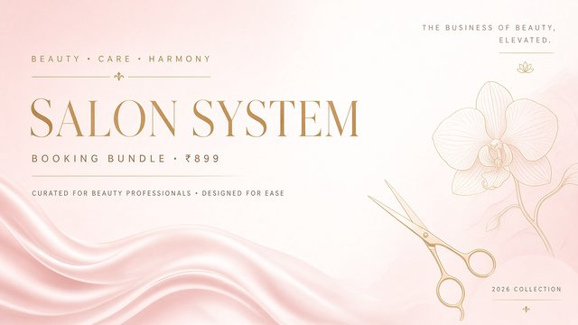 Salon Booking System Bundle — product preview